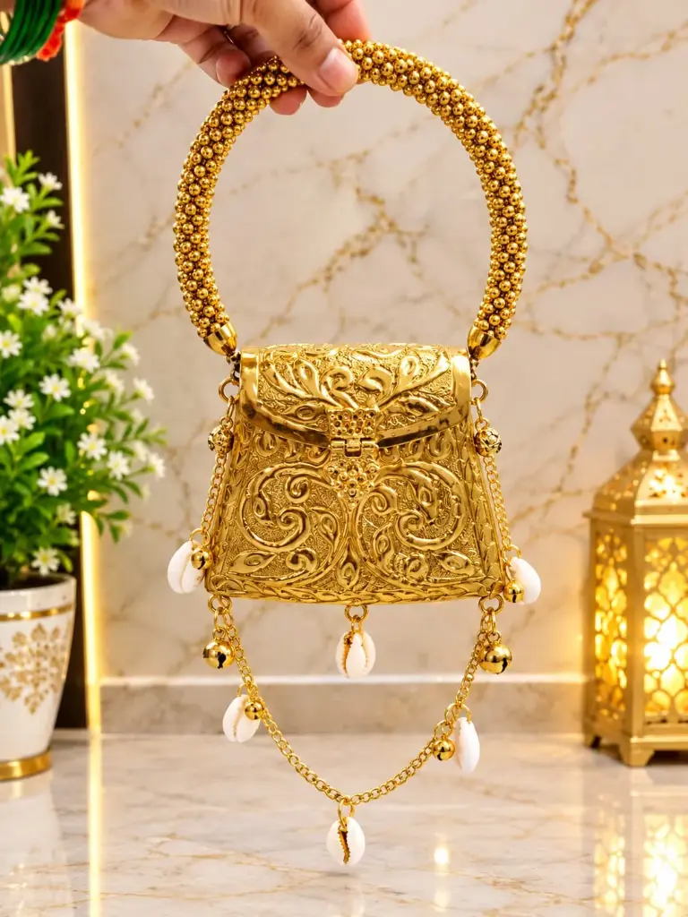 Brass mini clutch