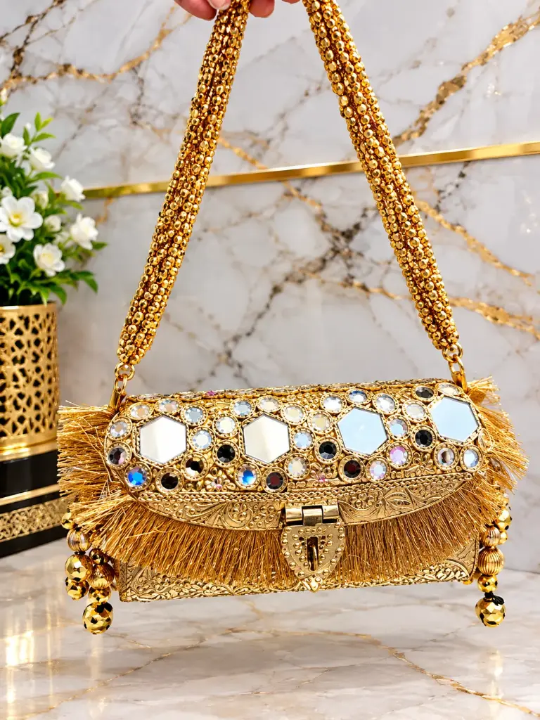 Brass Najraana clutch
